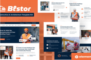 Blstor - Construction & Architecture Elementor Template Kit 1.0