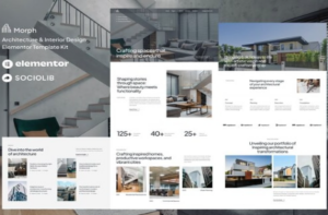 Morph - Architecture & Interior Design Elementor Template Kit 1.0