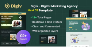Digiv - Digital Marketing Agency Next JS Template