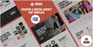 Briza – Creative Digital Agency PHP Template