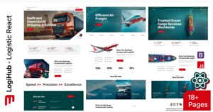 LogiHub - Logistic ReactJs Template