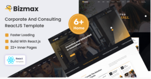 Bizmax - Corporate And Consulting Business ReactJs Template