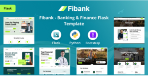 Fibank - Banking & Finance Flask Template