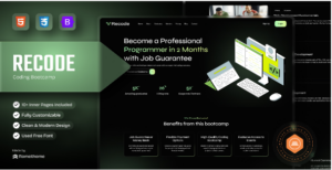 Recode - Coding Bootcamp HTML5 Template