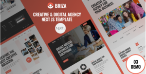 Briza – Creative Digital Agency React Next Js Template