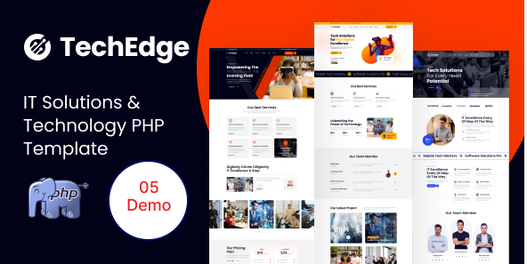 TechEdge - IT Solutions & Technology PHP Template