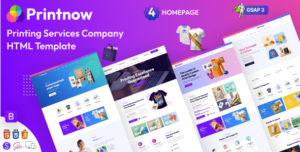 Printnow - Printing Services Company HTML Template