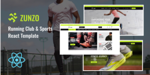 Zunzo - Running Club and Sports React Template