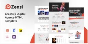 Ezensi - Creative Digital Agency HTML Template