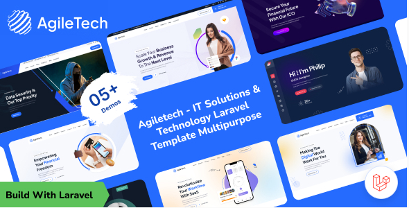 AgileTech - Laravel Multipurpose IT Solutions & Technology Template
