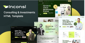 Iconsl - Investment Consulting HTML Template