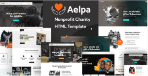 Aelpa - Nonprofit Charity HTML Template