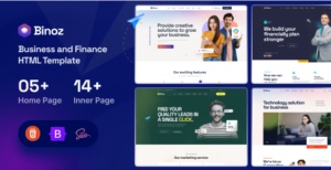 Binoz - Creative Business Agency HTML Template