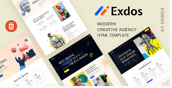 Exdos - Creative Agency HTML Template