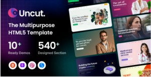 Uncut - The Multipurpose HTML5 Template