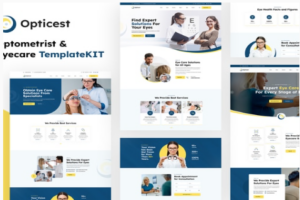 Opticest - Optometrist & Eyecare Elementor Template Kit 1.0