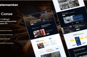 Conse - Industrial & Laser Cutting Services Elementor Template Kit 1.0