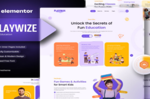 Playwize - Kids Education Elementor Template Kit 1.0