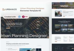 Urbanize - Urban Planning Designer Elementor Template Kit 1.0