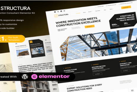 Structura - Construction Consultant Elementor Template Kit 1.0