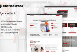 WorkaLock - Locksmith & Key Maker Service Elementor Pro Template Kit 1.0