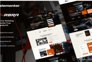 Perbra - Car Auto Care & Detailing Elementor Template Kit 1.0