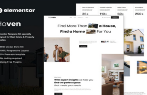 Hoven - Real Estate & Property Elementor Template Kit 1.0