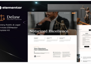 Delaw - Notary Public & Legal Services Elementor Template Kit 1.0