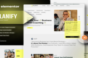 Planify - Business Coaches Elementor Template Kit 1.0