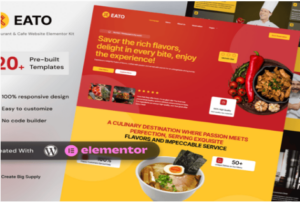 Eato - Restaurant & Cafe Elementor Template Kit 1.0