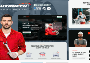 Automech - Auto Repair Service Elementor Template Kit 1.0