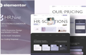 HRNest - HR Solutions Elementor Template Kit 1.0
