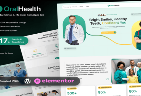 OralHealth - Dental Clinic & Medical Elementor Template Kit 1.0