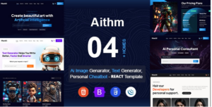 Aithm - AI Agency & Futuristic Startup React Template