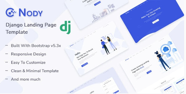 Nody - Django Landing Page Template