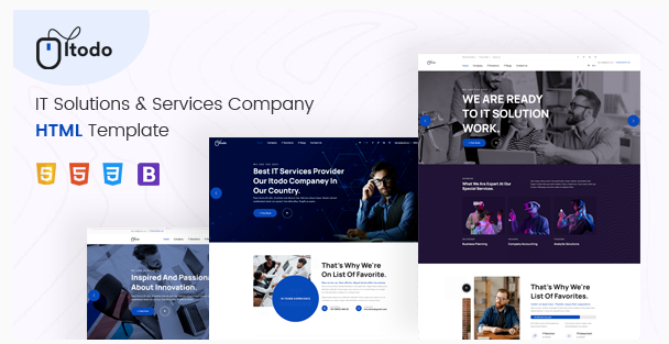 IT Solutions, IT Company and IT Technology HTML Template | IT Services Website - Itodo
