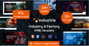 Industrie - Factory & Industry HTML Template