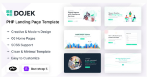 Dojek - PHP Landing Page Template