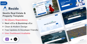 Resido - NextJs Real Estate Template