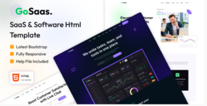 Gosaas - SaaS & Software Startup Template