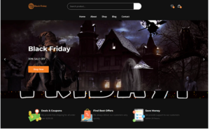 Black Friday Coupons, Offers, Deals, Discounts HTML Template Website Template