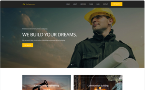 Usa Construction Builder HTML Template Website Template