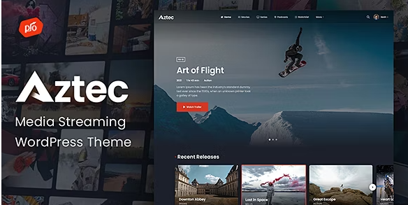 Aztec – Video Streaming & Membership Theme 3.8