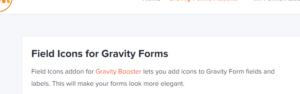 WPMonks – Field Icons Gravity Forms 3.7