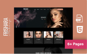 Frishara - Makeup Artist Website Template