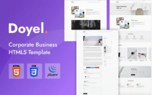 Doyel - Corporate Minimal HTML5 Template Website Template