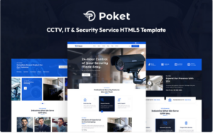 Poket – CCTV and Security Responsive Website Template