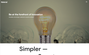 Universal CMS Template - Bootstrap | Laravel Framework Website Template