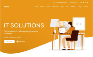 Neso - IT Solutions & Business Services Multipurpose Responsive Website Template
