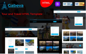 Gabeva - Tour and Travel HTML Template Website Template